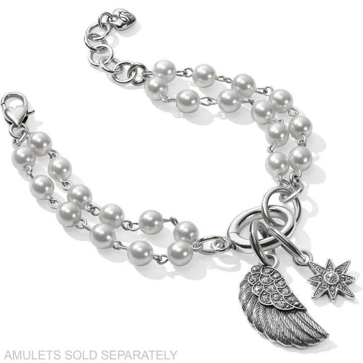 Brighton: Victoria Charm Bracelet in Silver and Pearl (JF6040)
