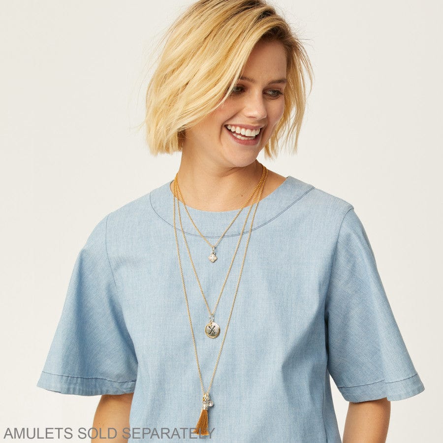 Brighton: Vivi Delicate Gold Medium Charm Necklace (JL8285)