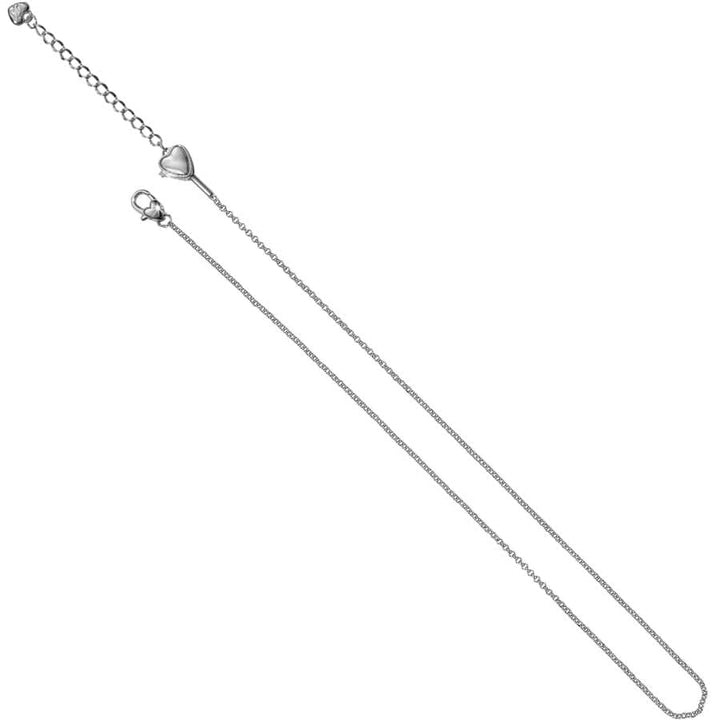 Brighton: Vivi Delicate Short Charm Necklace in Silver (JL8270)