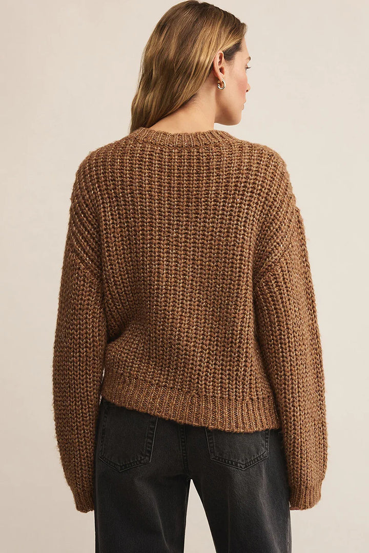 Z Supply: Tiger's Eye Sweater in Coconut