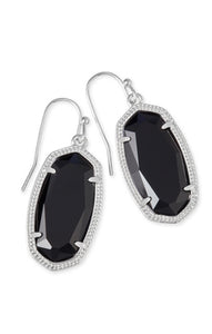 Kendra Scott: Dani Silver Drop Earrings - The Vogue Boutique