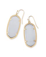 Kendra Scott: Elle Gold Earring - The Vogue Boutique