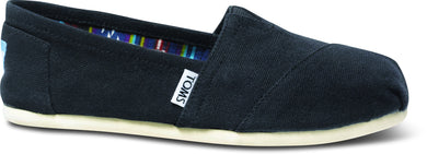 TOMS Classic Black Canvas - The Vogue Boutique