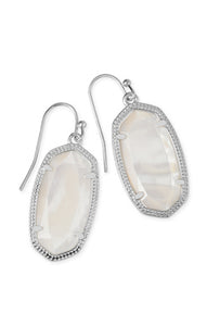 Kendra Scott: Dani Silver Drop Earrings - The Vogue Boutique