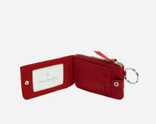 Load image into Gallery viewer, Vera Bradley: Deluxe Zip ID in Cardinal Red
