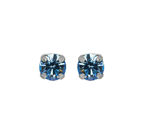Mariana: “Light Sapphire” Studs E-1440-211-RO2