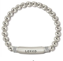 Load image into Gallery viewer, Brighton: Meridian Petite Love Stretch Bracelet - JF0005
