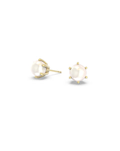 Kendra Scott: Ashton Gold Pearl Stud Earrings