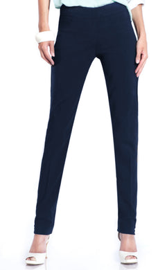 Multiples: Slim-Sation Narrow-Leg Pant in Midnight - M2604P - The Vogue Boutique