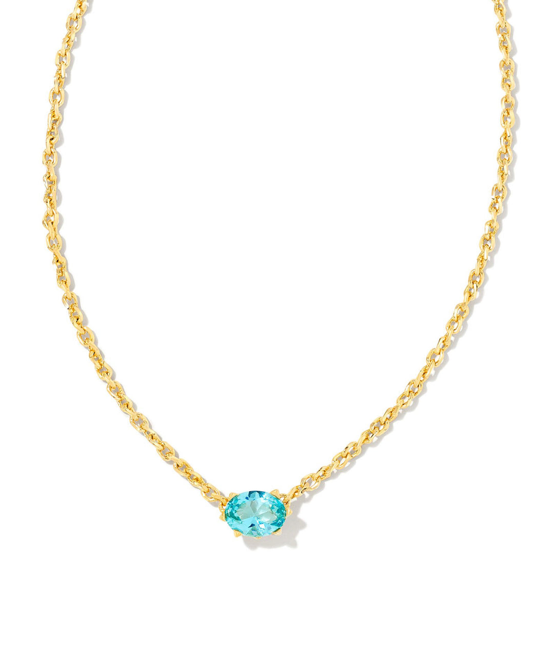 Kendra Scott: Cailin Birthstone Gold Pendant Necklace
