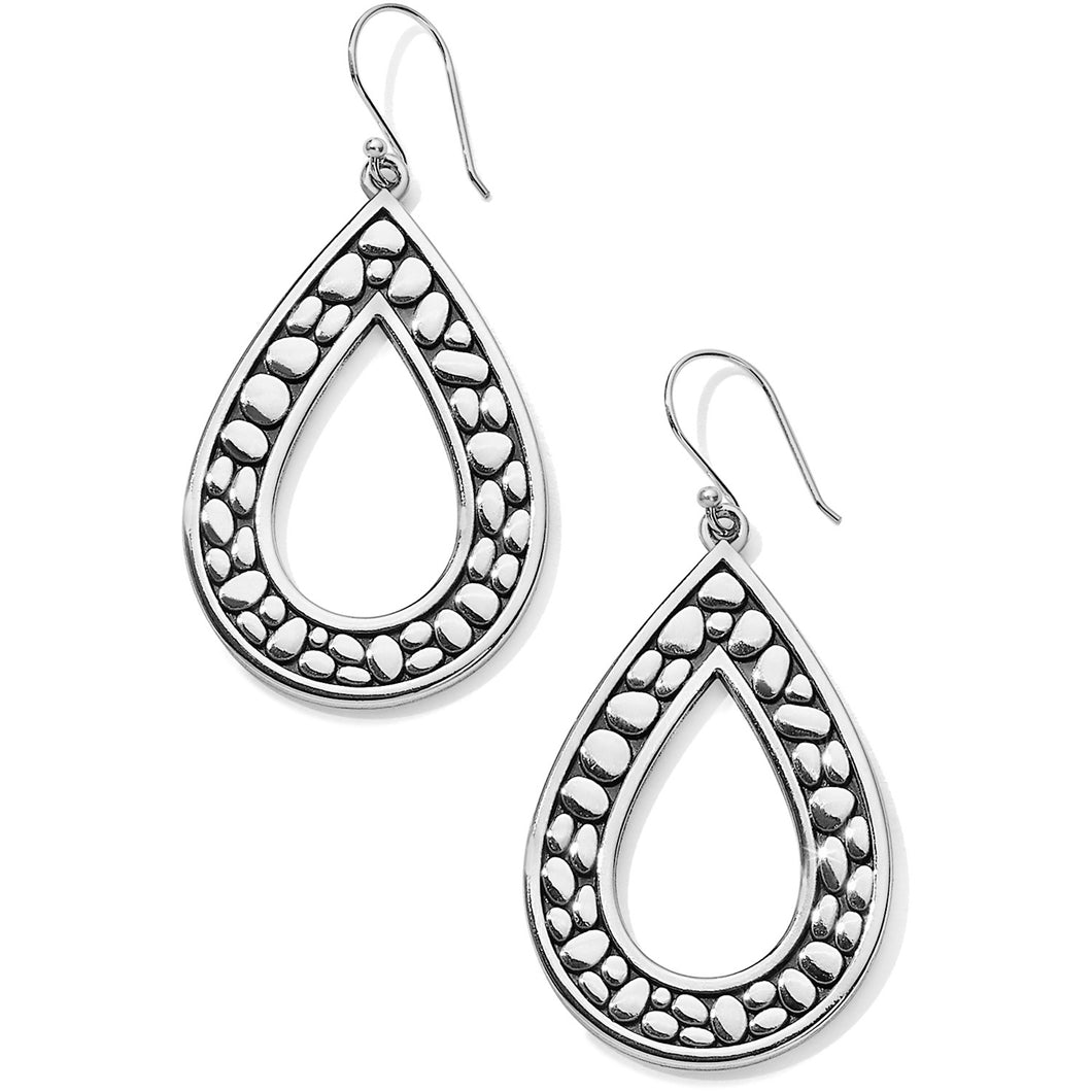 Brighton: Pebble Open Teardrop Reversible Earrings  - JA5860