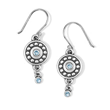 Load image into Gallery viewer, Brighton:  Pebble Dot Medali Reversible French Wire Birthstone Earrings - JA886

