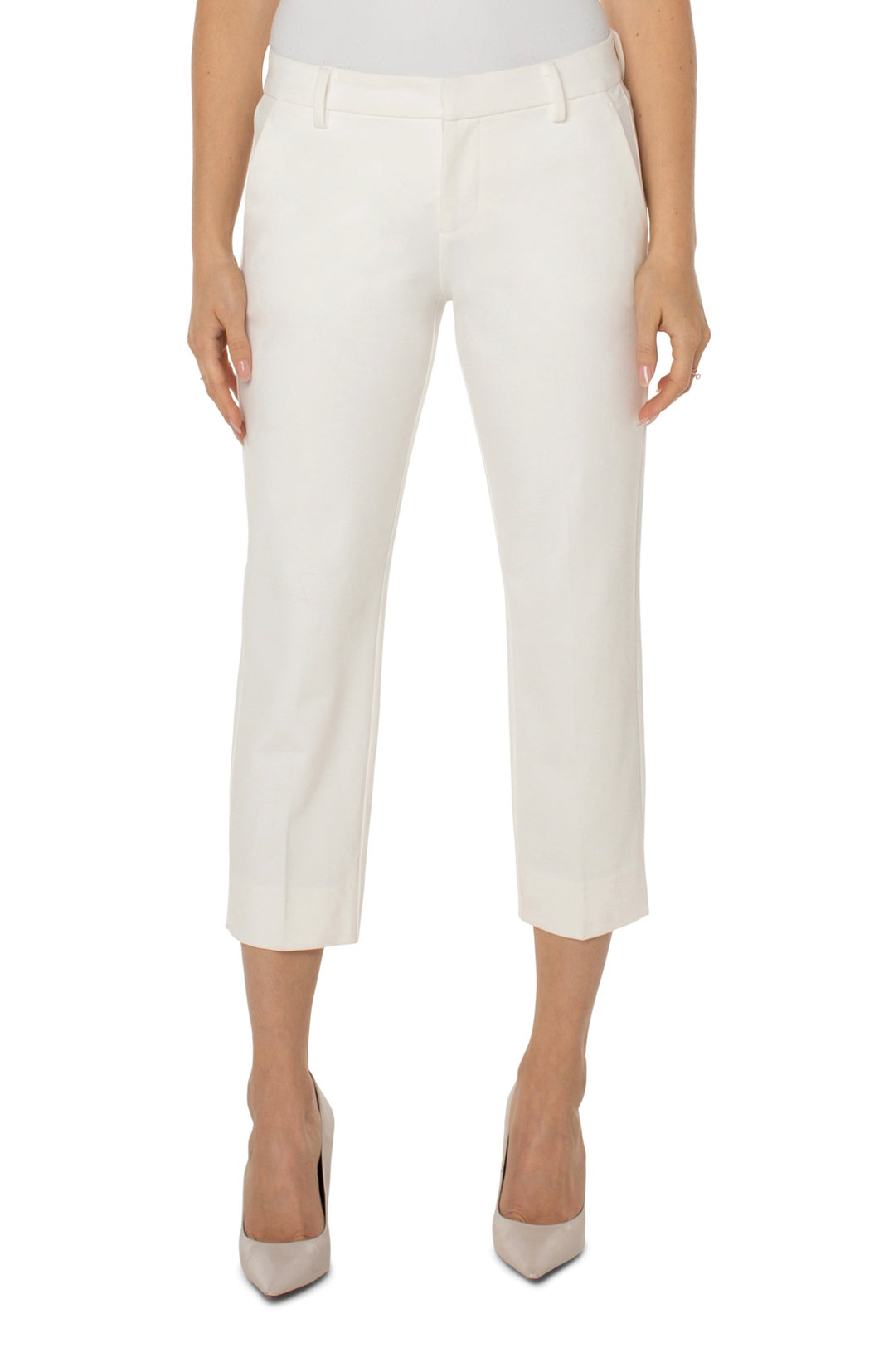 Liverpool: Kelsey Trouser in Vintage White - LM5599M42
