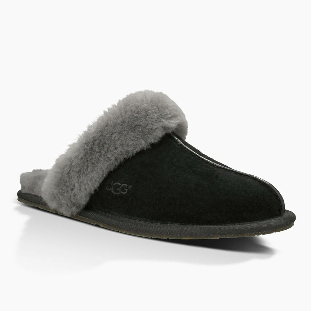 Ugg W Scuffette Black Grey - The Vogue Boutique