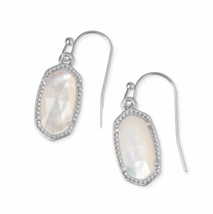 Kendra Scott: Silver Lee Drop Earrings - The Vogue Boutique