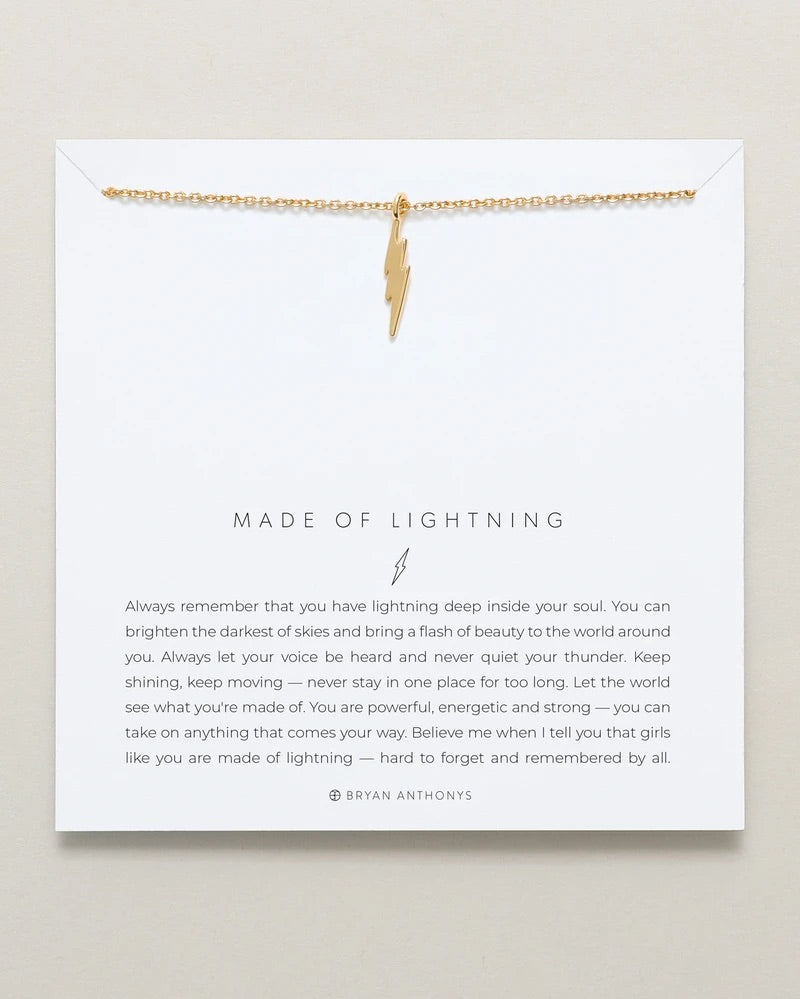 Bryan Anthonys: Made of Lightening Necklace in Gold