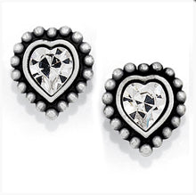 Load image into Gallery viewer, Brighton: Shimmer Heart Mini Post Earrings - J20622
