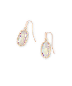 Kendra Scott: Rose Gold Lee Drop Earrings - The Vogue Boutique