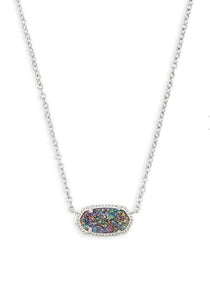Kendra Scott: Elisa Silver Pendant Necklace - The Vogue Boutique
