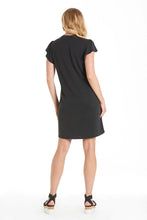 Load image into Gallery viewer, Another Love: Sigrid Flutter Sleeve Dress in Black
