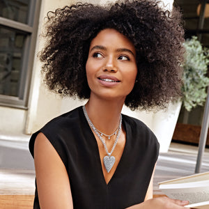 Brighton: Glisten Heart Convertible Necklace - JM3761
