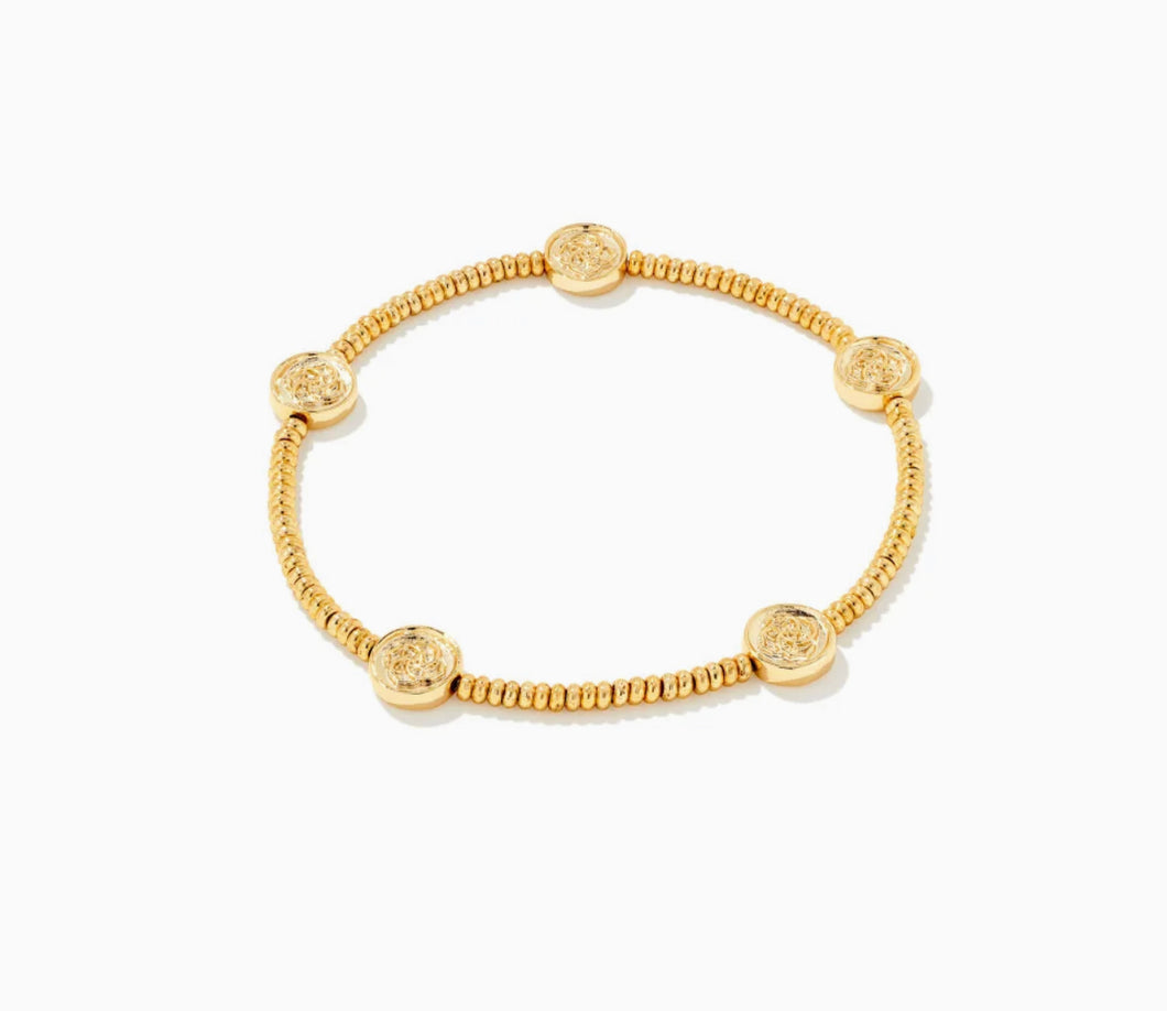 Kendra Scott: Dira Coin Stretch Bracelet in Gold