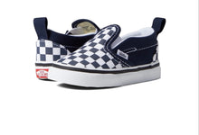 Load image into Gallery viewer, Vans: Kids Checkerboard Classic Slip-On in Parisian Nights
