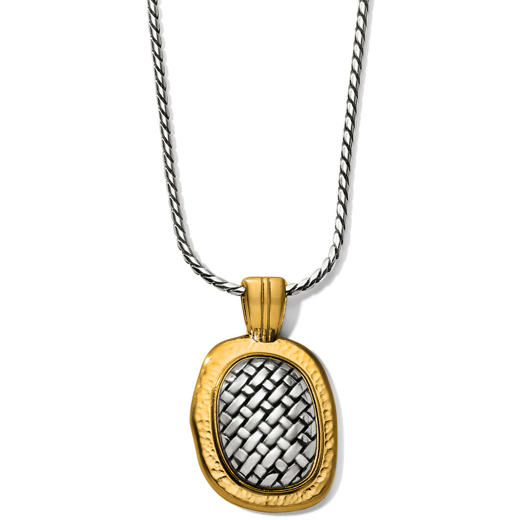 Brighton: Ferrara Artisan Two Tone Pendant Necklace - JM3232