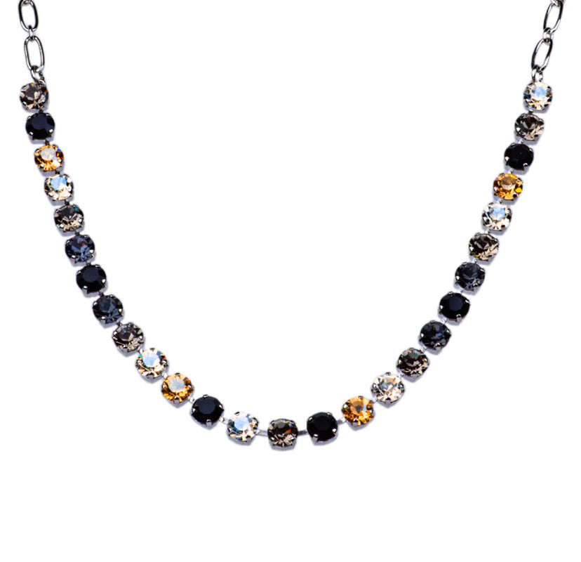 Mariana: “Black Orchid” Necklace N-3252-1908-RO