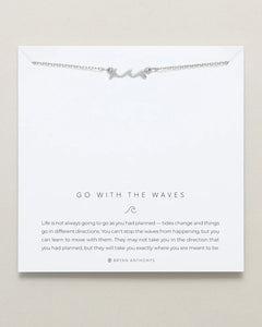 Bryan Anthonys: Go With The Waves Necklace in Silver