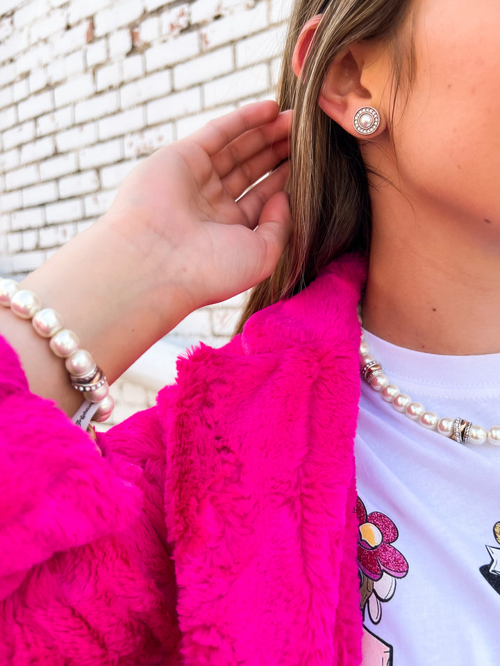 Brighton: Neptune's Rings Pearl Stretch Bracelet - JF540P