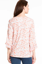 Load image into Gallery viewer, Multiples: Flounce Coral Print Top - M13108TM
