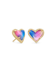 Load image into Gallery viewer, Kendra Scott: Ari Heart Stud - Watercolor Illusion - The Vogue Boutique
