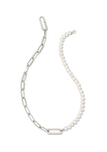 Load image into Gallery viewer, Kendra Scott: Ashton Half Chain Silver Necklace
