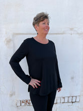 Load image into Gallery viewer, Multiples: Black Long Sleeve High Neck Top - M42104
