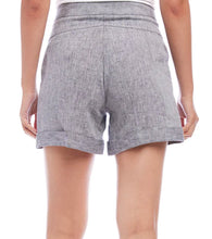 Load image into Gallery viewer, Karen Kane: High Waist Grey Pleated Shorts

