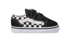 Load image into Gallery viewer, Vans: Old Skool Children’s - Primary Check Black &amp; White - The Vogue Boutique
