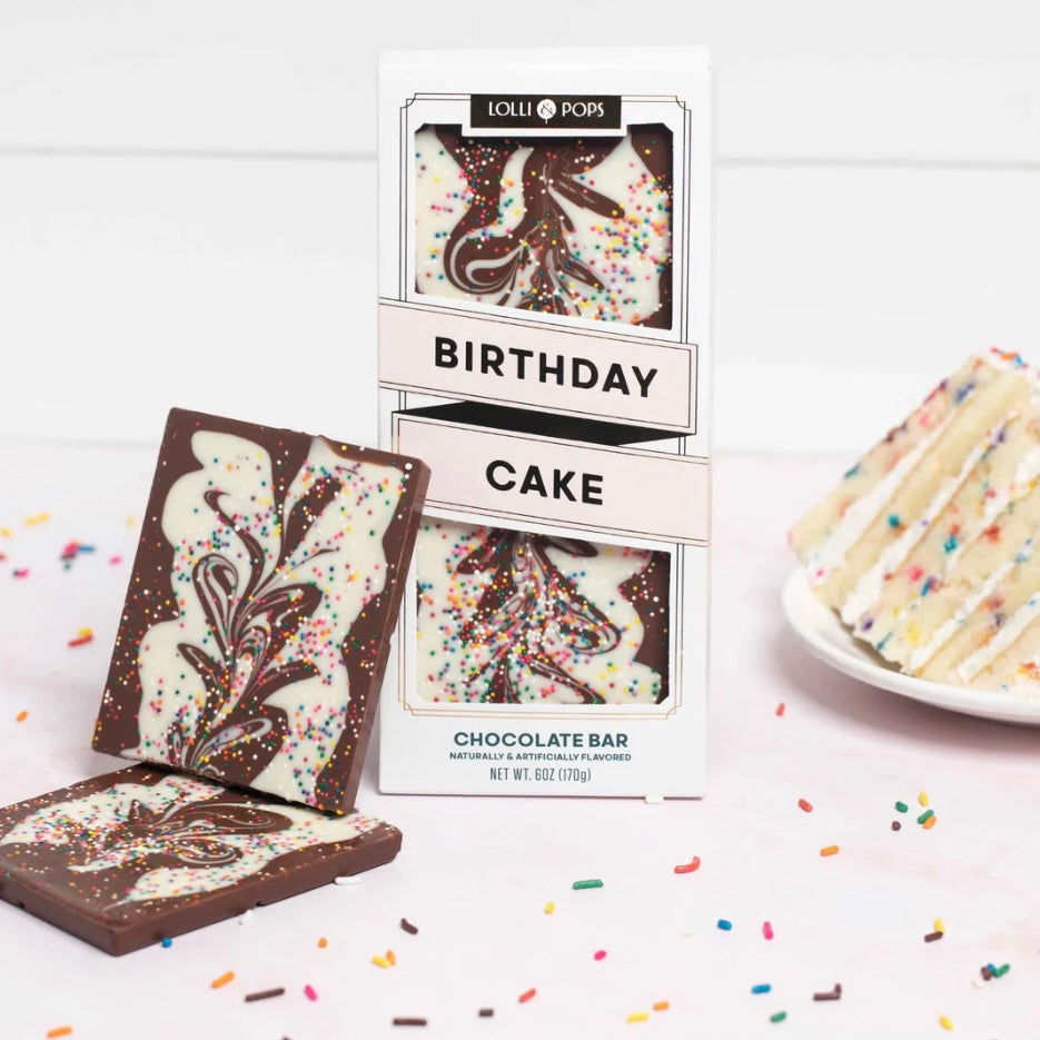 Lolli & Pops: Birthday Cake Top’d Bar