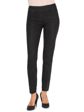 Multiples: Slim-Sation Black Narrow Leg Pant-  M2604P - The Vogue Boutique