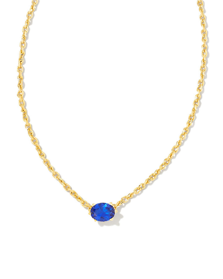 Kendra Scott: Cailin Birthstone Gold Pendant Necklace