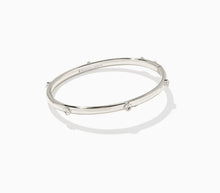 Load image into Gallery viewer, Kendra Scott: Joelle Silver Bangle White Crystal
