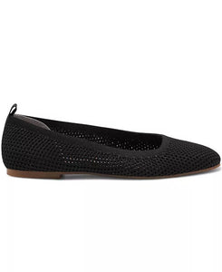 Lucky Brand: Daneric Black Ribbed Knit Flats