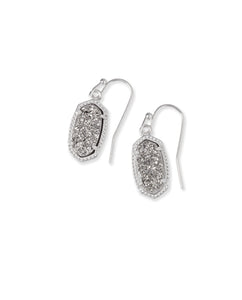 Kendra Scott: Silver Lee Drop Earrings - The Vogue Boutique