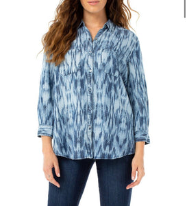 Liverpool: Tulip Back Button Front Shirt