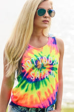 Load image into Gallery viewer, Light Blonde: Not Today Satan Spiral Tank - The Vogue Boutique
