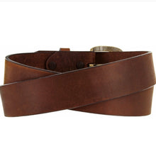 Load image into Gallery viewer, Justin: Brown Leather Belt - 232BD
