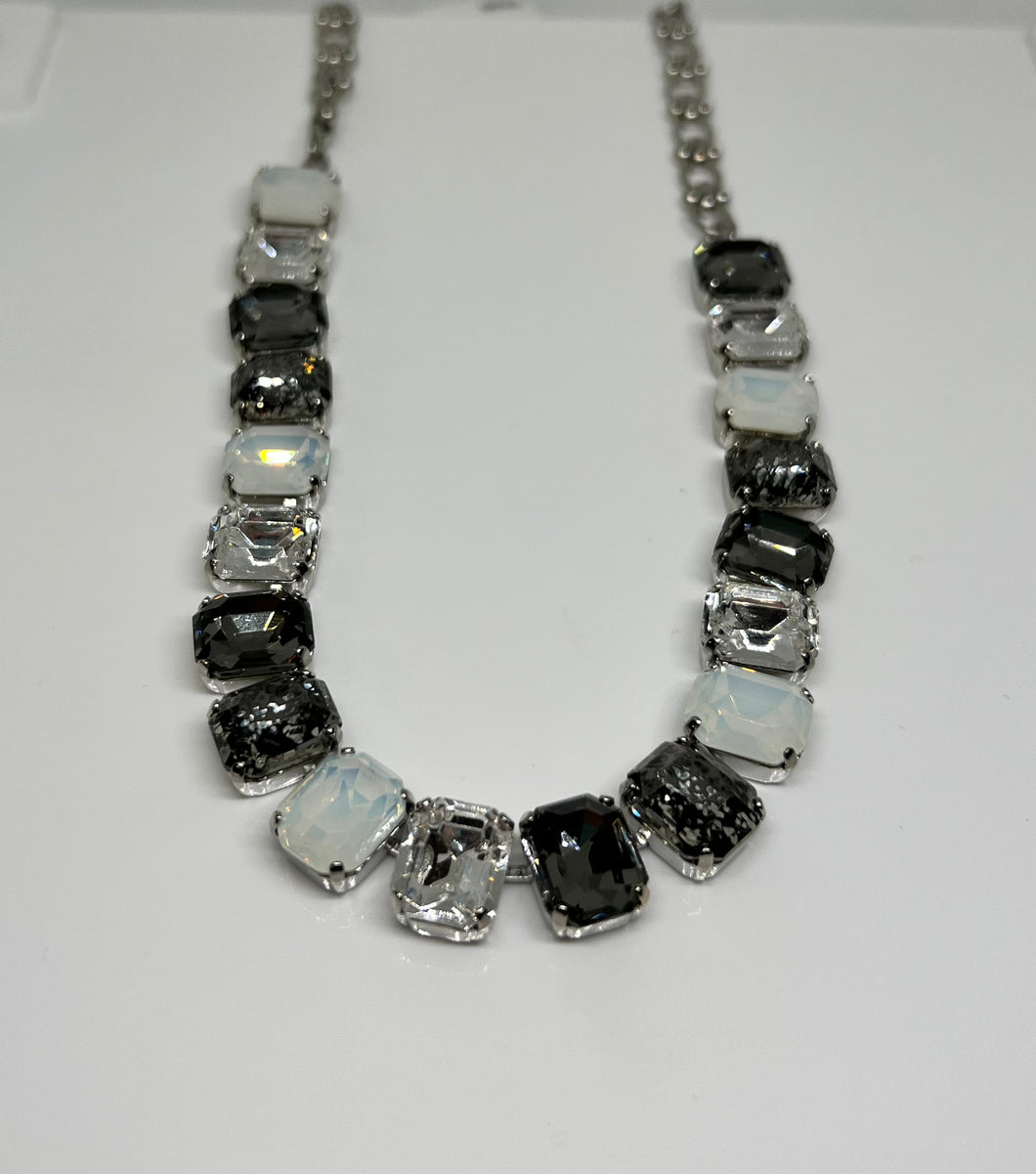 Mariana: “Ice Queen” Emerald Cut Necklace N-3414/5-1154-RO