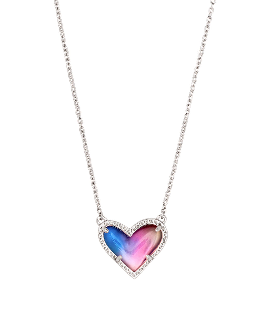 Kendra Scott: Ari Heart Short - Watercolor Illusion - The Vogue Boutique