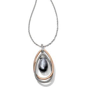 Brighton: Neptune's Rings Gray Pearl Pendant Necklace - JM118B - The Vogue Boutique
