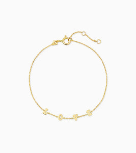 Kendra Scott: Love Delicate Bracelet in 18K Gold Vermeil